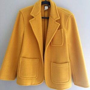 MK Mustard Wool Coat